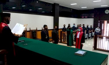 Ketua PN Pasir Pengaraian Lantik Hakim Baru