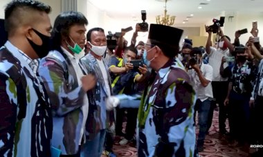 Kabul  Situmorang Nakhodai DPD II IPK Rohul,  Bupati Sukiman Ajak Berkontribusi Bangun Negeri