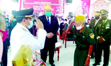 Peringatan HUT RI ke-75 di Rohul Khidmat dan Penuh Makna