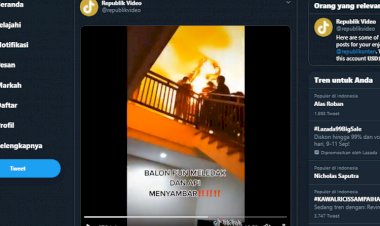 Viral, Video Ledakan Balon Helium Saat Kasih Kejutan Ultah, Berikut Ini Penjelasan Ahli Kimia