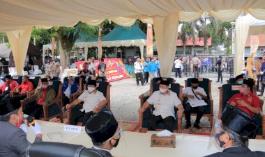 Naiki Betor, Pasangan Sukiman-Indra Gunawan Resmi Daftar ke KPU Rohul