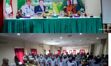 Bupati Rohul Kukuhkan Pengurus Kopwan Pena Tinta Emas