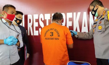 Pria Pembunuh Wanita Teman Kencan dalam Kamar Hotel di Pekanbaru Ditangkap