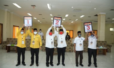 Pencabutan Nomor Urut Paslon Pilkada Rohul, Akui Angka Keberuntungan Hingga Angka yang Diharapkan