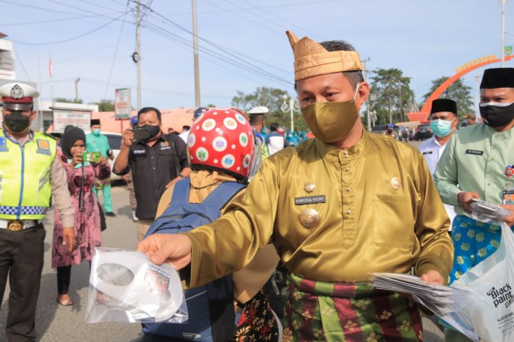 Semarak Aksi Sosial di HUT Rohul XXI, Dari Donor Darah Hingga Bagi-bagi Masker