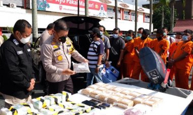 Operasi Sembilan Hari, Polda Riau Gagalkan Penyelundupan 94 Kilogram Sabu