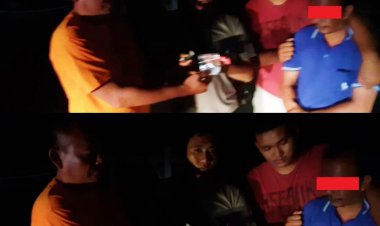 Babinsa Koramil 10 Kunto Darussalam dan Bhabinkamtibmas Bonai Amankan Pengedar Narkoba