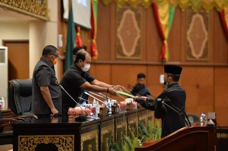 DPRD Riau Paripurna Tutup Masa Sidang 2020 dan Buka Masa Sidang II/2021