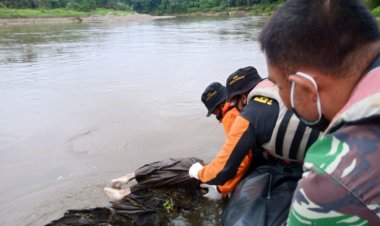 Tim Gabungan Temukan Jenazah Bocah Hanyut di Sungai Batang Lubuh Rohul