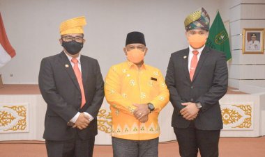 Sekda Kampar Hadiri Pelantikan DPP-IKAPTK Periode 2021-2026