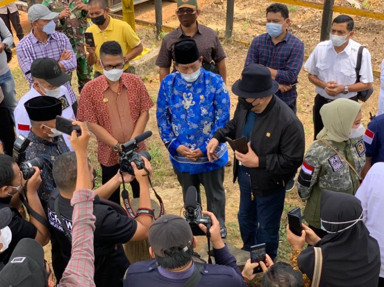 LaNyalla Datangi Titik Nol Ibu Kota Negara