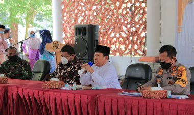 Tekan Penyebaran Covid-19, Bupati Rohul dan Forkopimda Rakor PPKM Mikro