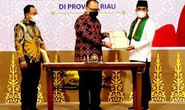 Bupati Pelalawan Berharap Akuntabilitas Keuangan Daerah Dapat Dipertanggungjawabkan Pemda