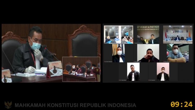 MK Sidangkan Hasil PSU Rohul,  Simpatisan 03 Merapat Dukung Harto