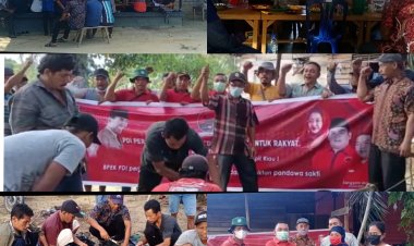 Peduli Gizi, Legislator Efendi Sianipar Berbagi Daging Sapi untuk Masyarakat