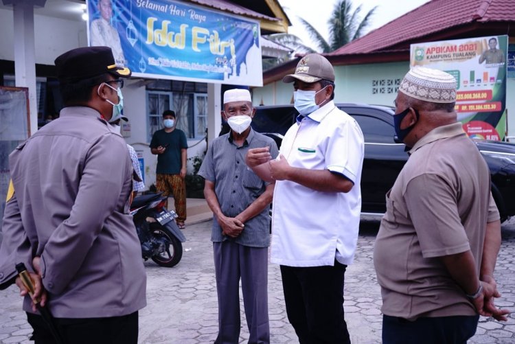 Perangi Pandemi Covid-19, Bupati Alfedri Ingatkan Warga Disiplin Prokes