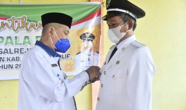 Dilantik, Pj Kades Tegalrejo Pelangiran Dituntut Lebih Aktif