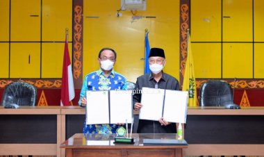 Tingkatkan SDM Berkualitas,  Pemkab Inhil Tandatangani MoU Dengan Unri