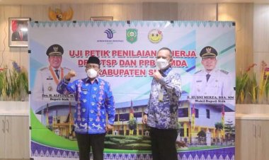 Uji Petik Penilaian Kinerja DPMPTSP Siak Sembilan Besar dan Satu-satunya di Sumatera