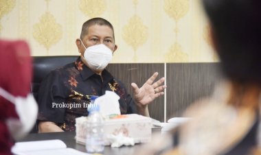 Wabup Inhil Rapat Percepatan Pelayanan Air Bersih PDAM-TI