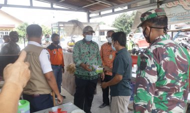 Bupati Siak Alfedri Pimpin Sosialisasi Penerapan PPKM Level 4