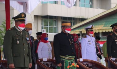 Wakil Ketua DPRD Inhil Andi Rusli Hadiri Upacara Peringatan HUT ke-76 RI