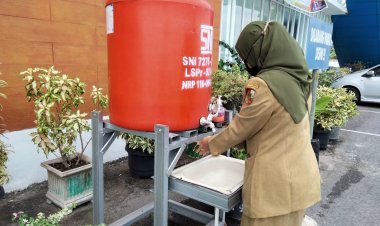 Di Kantor BPKAD Riau, Wajib Prokes Harga Mati