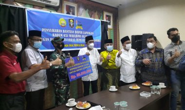 Gapelobri Bantu untuk Dapur Lapangan Korem 031/Wirabima 