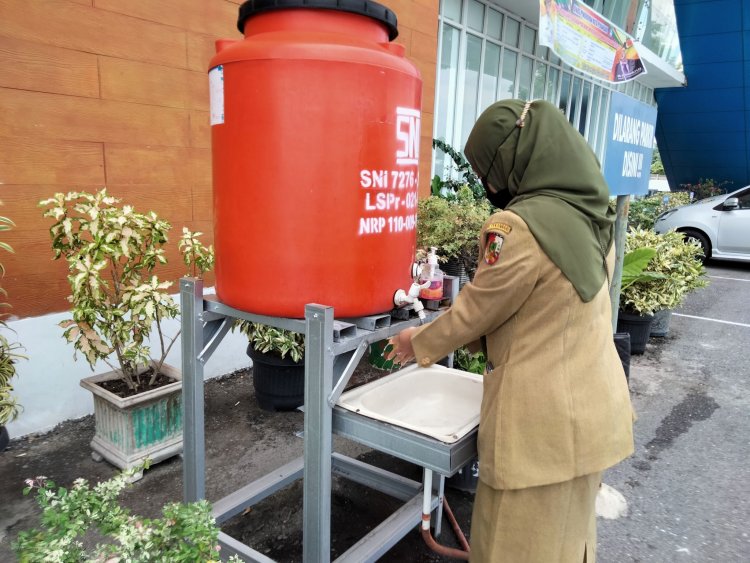 Di Kantor BPKAD Riau, Wajib Prokes Harga Mati