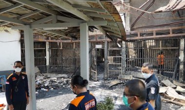 Lapas Tangerang Terbakar, 40 Napi Tewas Terpanggang,  Terkunci Dalam Tahanan