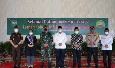 Bupati Siak Alfedri Terima Kunjugan Kerja Dandim 0303 Bengkalis