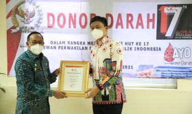 Sambut HUT ke-17, Sekretariat Jenderal DPD RI Gelar Donor Darah