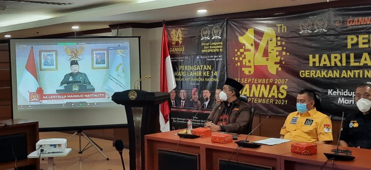 DPD RI Dukung Gannas Dalam Pencegahan Peredaran Narkoba