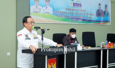 Buka Bimtek Verifikasi dan Validasi DTKS, Bupati Inhil Minta Jangan Ada Lagi Ketimpangan Data