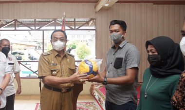 Bupati Inhil Hadiri Pelantikan dan Pengukuhan PBVSI Inhil 