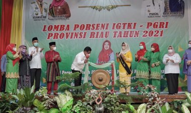 Bupati Inhil Hadiri Pembukaan Pekan Olahraga dan Seni IGKTI