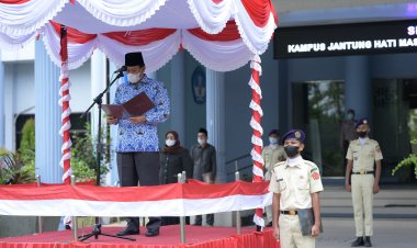 Peringati Hari Pahlawan, Rektor UNRI Ajak Civitas Akademika Perkuat Nilai-nilai Kepahlawanan