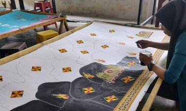 Kuansing Pamerkan 24 Produk Batik Nagori di Indonesia Crative Cities Festival 2021
