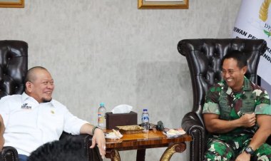 Kunjungan Panglima TNI, LaNyalla Yakin TNI Lebih Profesional