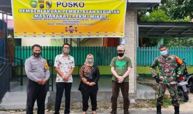 Pemko Pekanbaru Aktifkan Posko Siskamling Selama PPKM Level 1