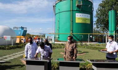 Wamen BUMN Resmikan 3 Pembangkit Tenaga Biogas PTPN V