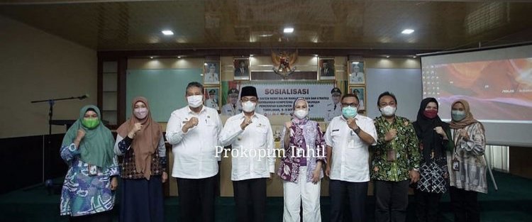 Bupati Inhil Membuka Sosialisasi Penerapan Sistem Merit Dalam Manajemen Aparatur Sipil Negara 