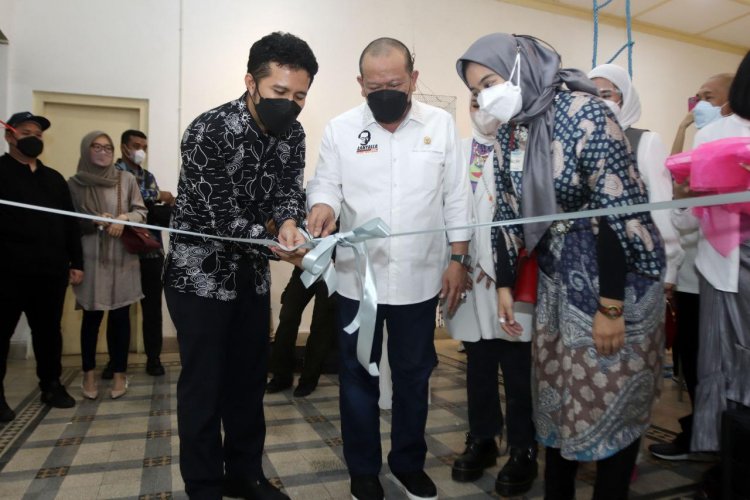 Buka Art Exhibition Le Musée, LaNyalla Ingatkan Generasi Muda Terus Berkarya