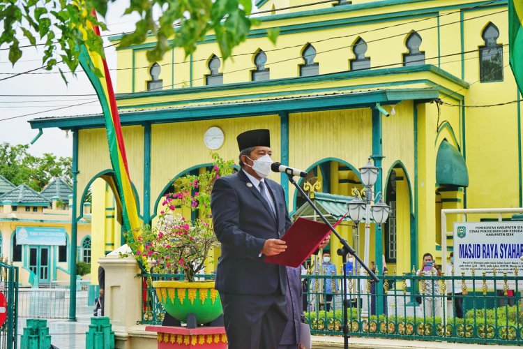 Bupati Siak Irup Peringatan Hari Pahlawan, Ajak Hormati Jasa Pahlawan
