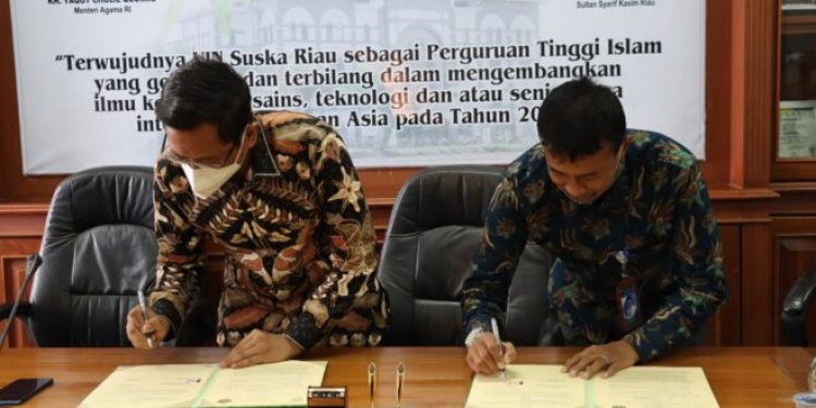 UIN Suska Riau Jalin Kerjasama dengan MAN 3 Pekanbaru dan SMK Muhammadiyah Pekanbaru