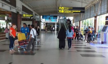 Libur Nataru Penumpang Bandara SSK II Pekanbaru Mulai Meningkat