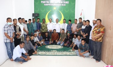 Dihadiri Ketua DPW Riau, PBB Inhil Gelar Temu Ramah