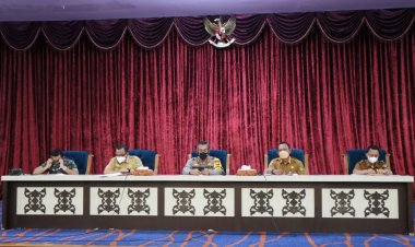 Kejar Target 70 Persen, Kapolres Rohul Pimpin Rapat Evaluasi Pelaksanaan Vaksinasi 