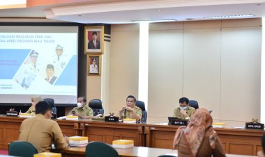 SF Hariyanto Pimpin Rapat Evaluasi Pelaksanaan Kegiatan APBD 2021