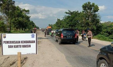 Melintas Perbatasan Pekanbaru- Kampar, Siap-siap Tunjukkan Kartu Vaksin